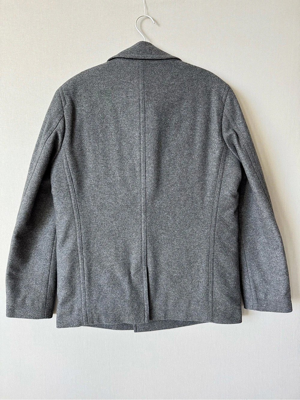 Boden Gray Wool Pea Coat with Quilted Lining - Very Warm - Like New - Picture 2 of 9